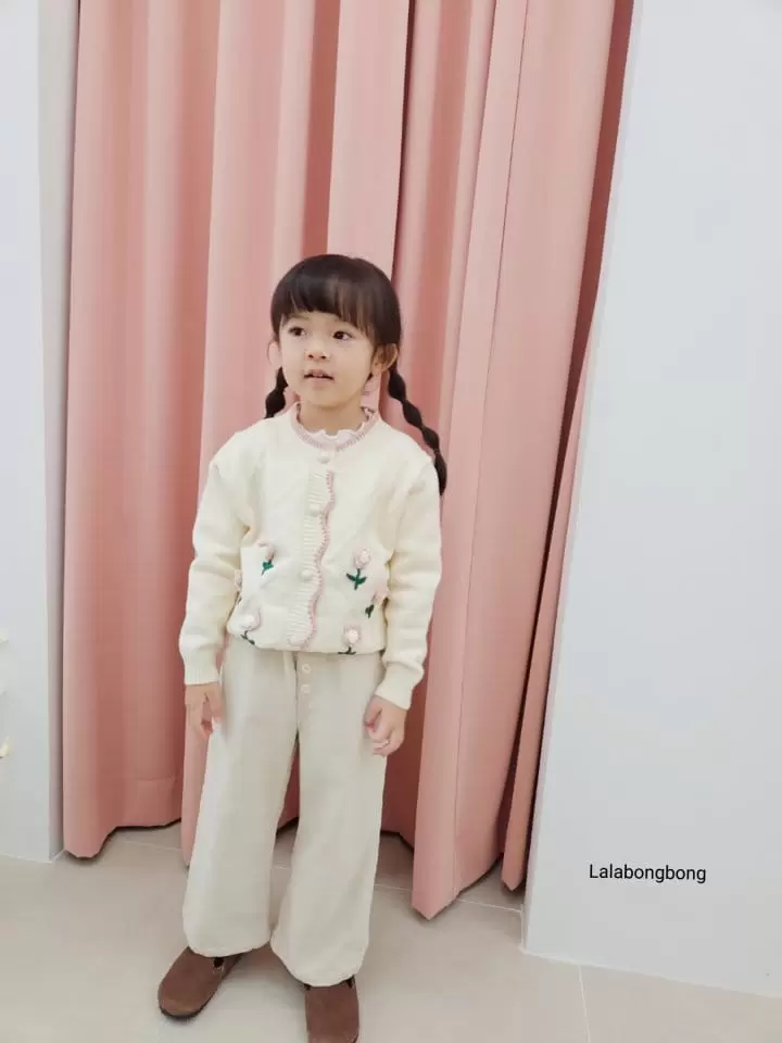 Lalabongbong - Korean Children Fashion - #magicofchildhood - Button Rib Pants - 11