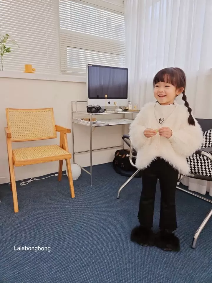 Lalabongbong - Korean Children Fashion - #toddlerclothing - Fleece Terry Pants - 2