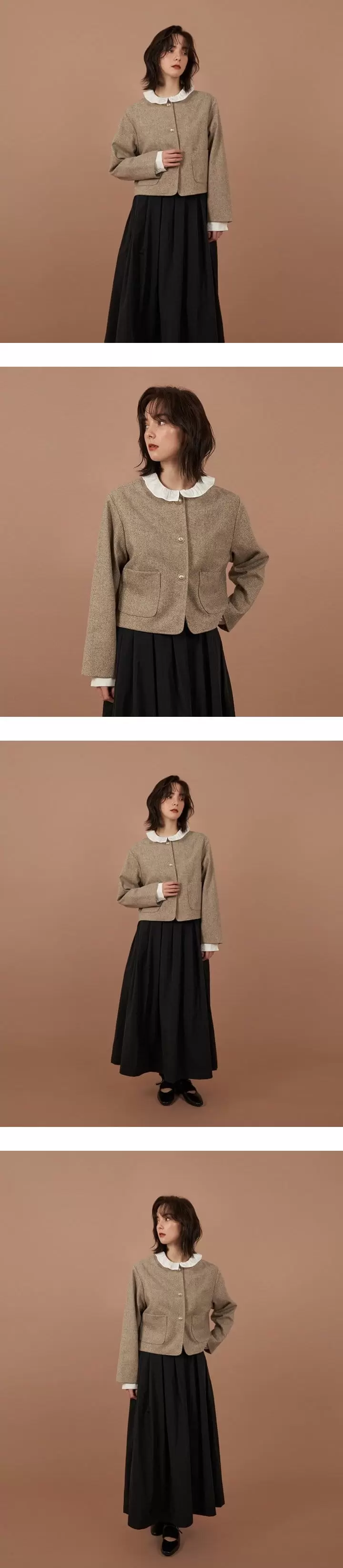 Le Bev - Korean Women Fashion - #womensfashion - Mom Gold Jacket