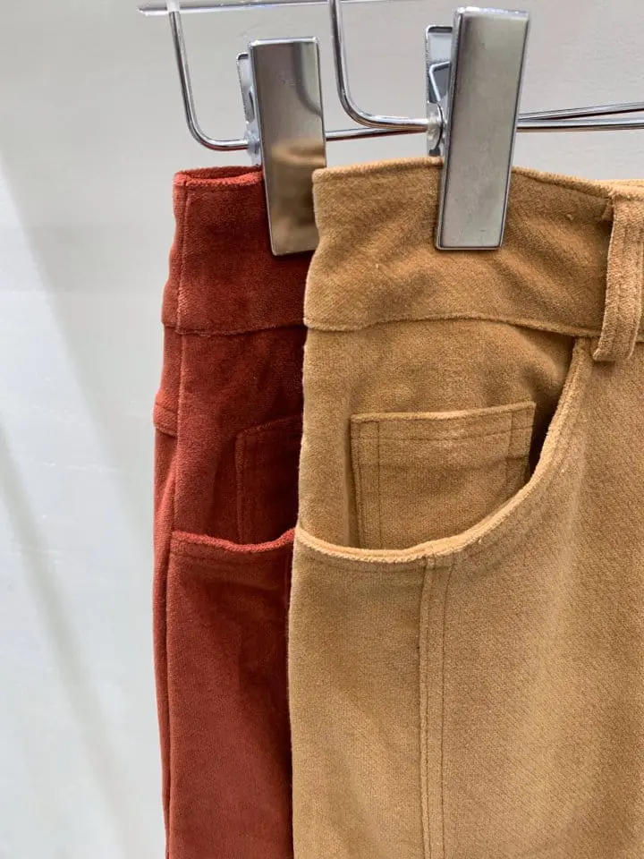 Lefave - Korean Women Fashion - #shopsmall - Suede Bootscut Pants - 2
