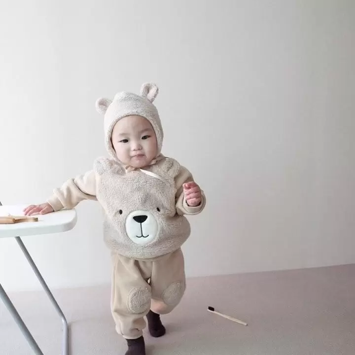 Lemonade - Korean Baby Fashion - #babyoutfit - Bear Hat - 9