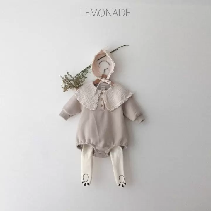 Lemonade - Korean Baby Fashion - #onlinebabyshop - Wendy Fleece Bodysuit - 12