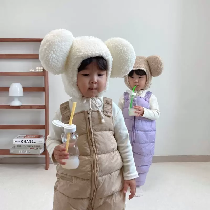 Little Rabbit - Korean Children Fashion - #childrensboutique - Padding Dungarees - 6
