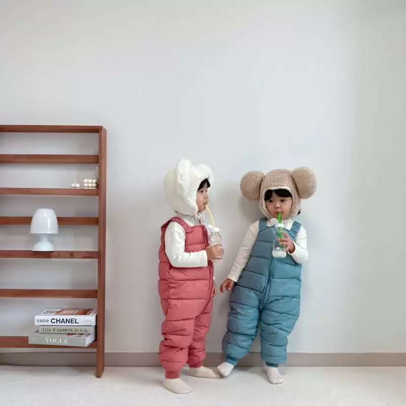 Little Rabbit - Korean Children Fashion - #discoveringself - Padding Dungarees - 8