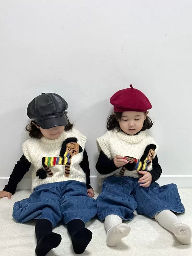 Little Rabbit - Korean Children Fashion - #stylishchildhood - Zbra Vest - 10
