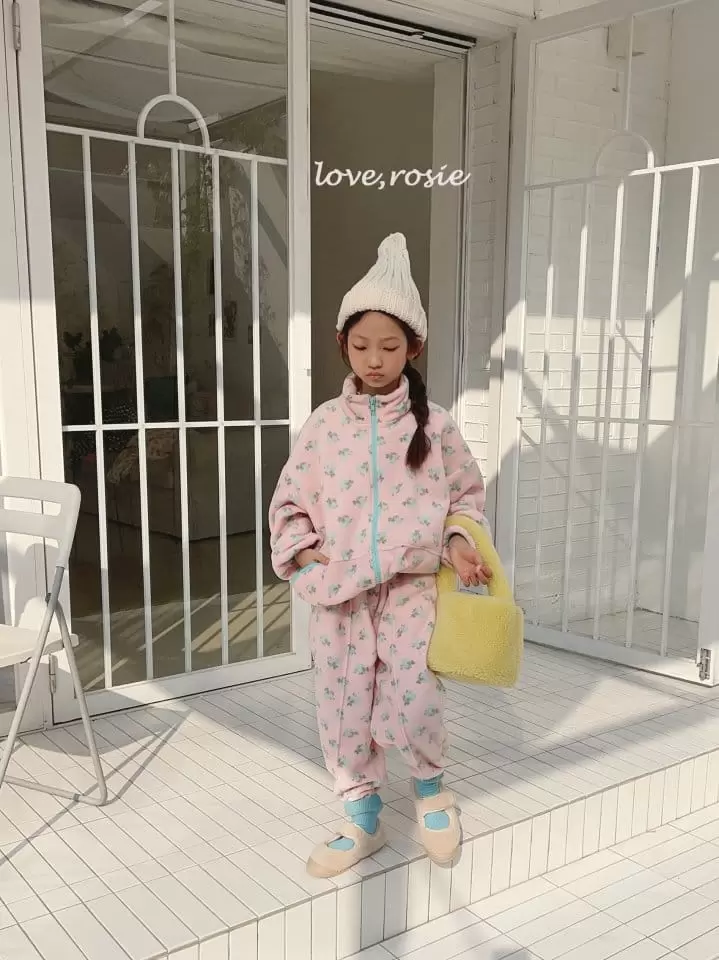 Love Rosie - Korean Children Fashion - #minifashionista - Jue Jue Zip-up Pants Set - 10