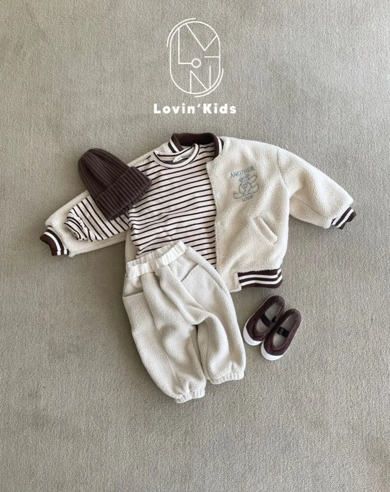 Lovin - Korean Children Fashion - #Kfashion4kids - Fleece Slit Pants - 5
