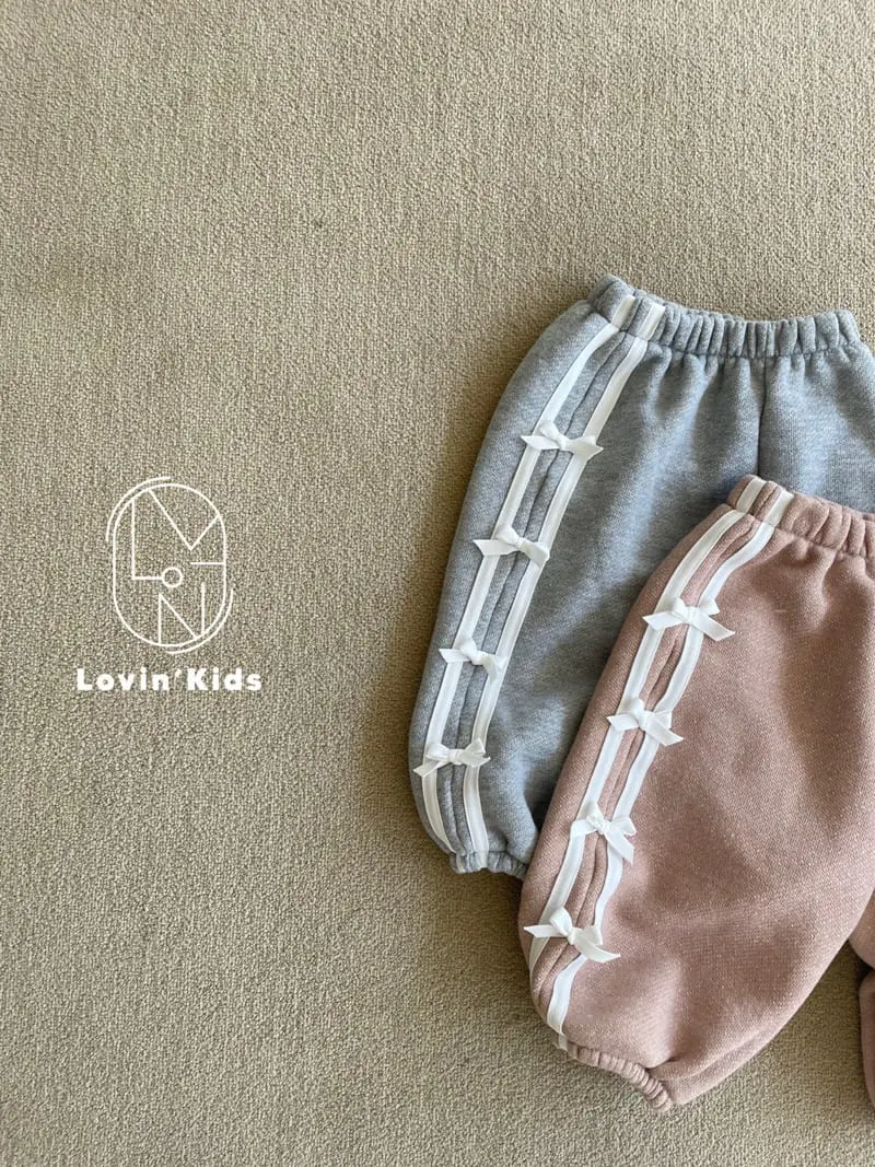 Lovin - Korean Children Fashion - #kidsstore - Ribbon Pants - 2