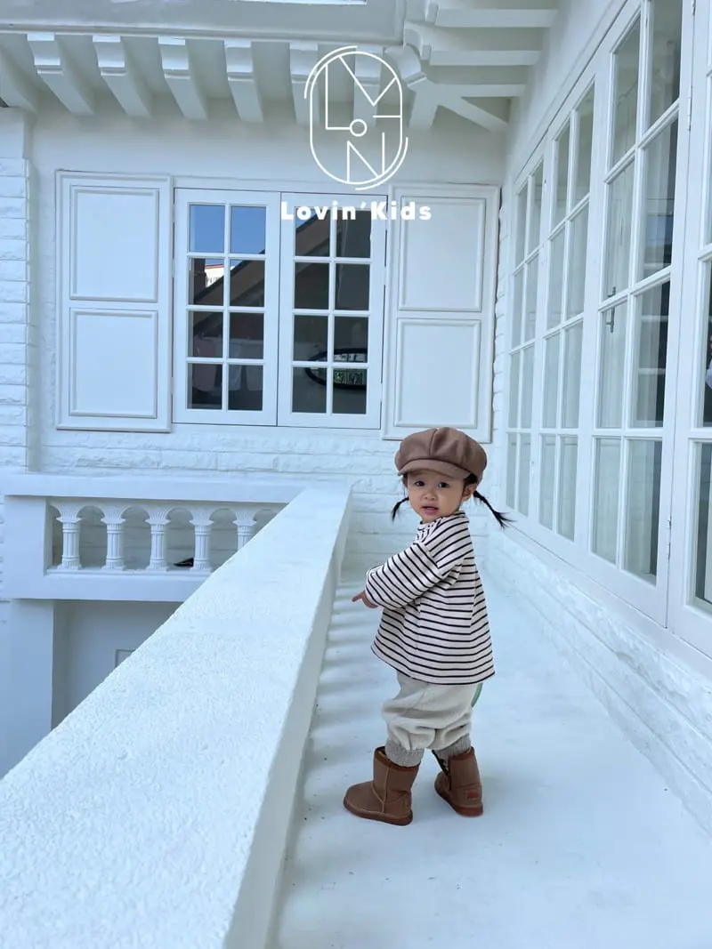Lovin - Korean Children Fashion - #magicofchildhood - Fleece Slit Pants - 7