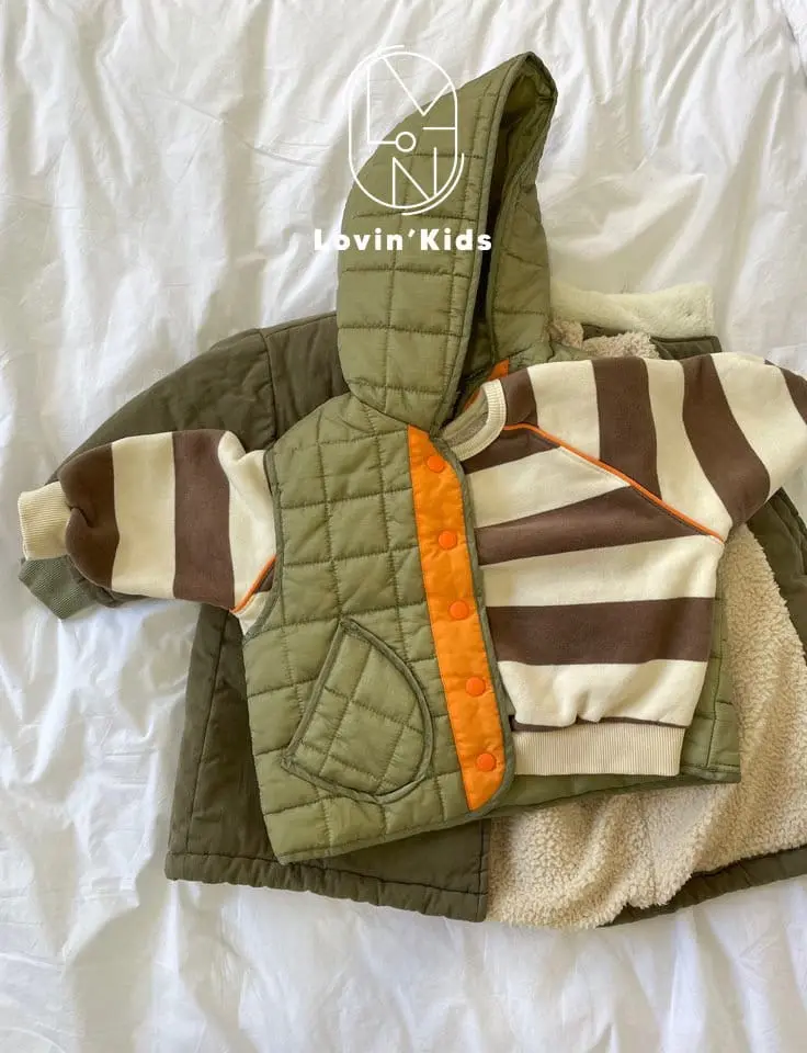 Lovin - Korean Children Fashion - #prettylittlegirls - Quilting Vest - 2