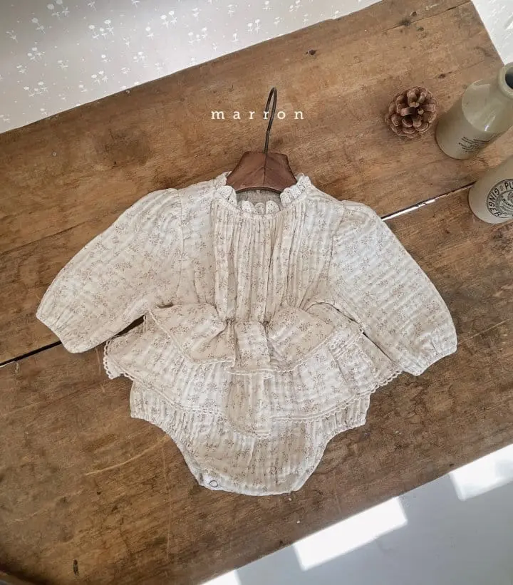 Marron Kid - Korean Baby Fashion - #babyboutiqueclothing - Angelina Bodysuit - 7