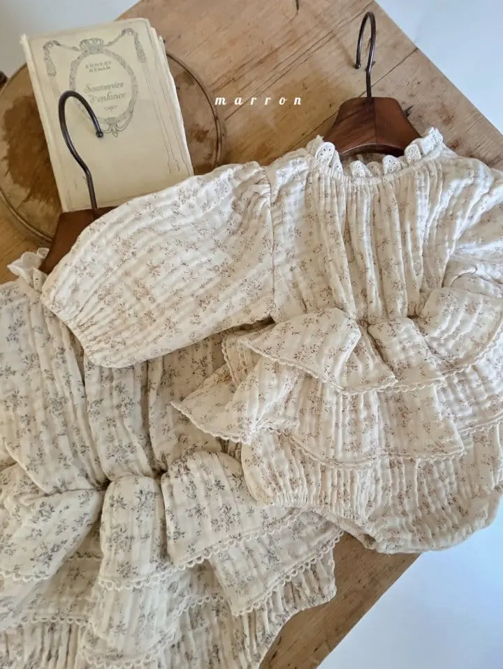 Marron Kid - Korean Baby Fashion - #babyfever - Angelina Bodysuit - 10