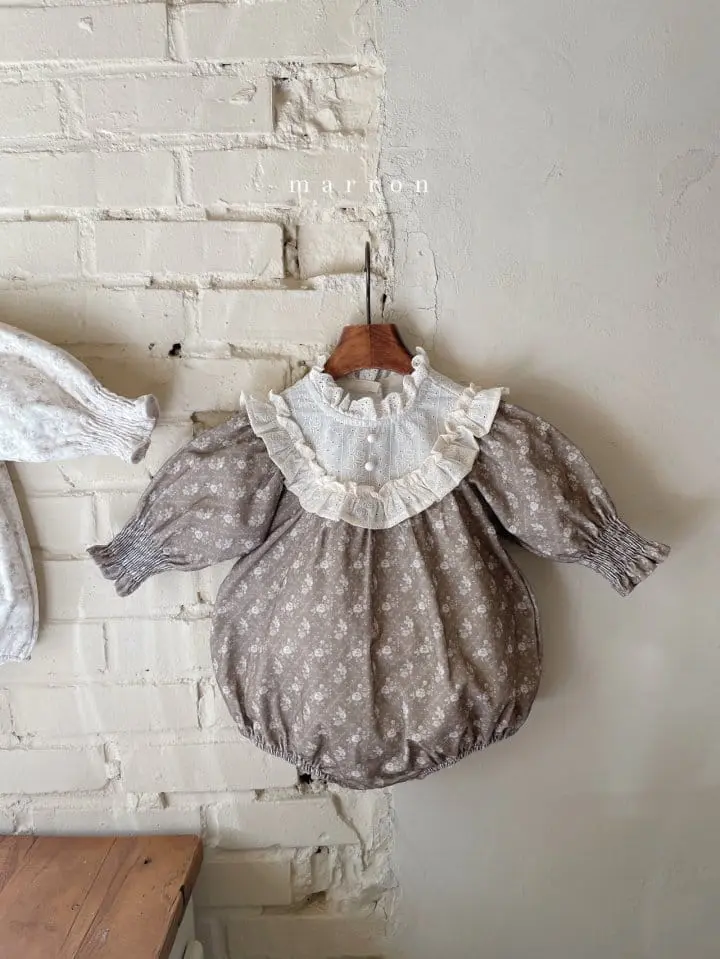 Marron Kid - Korean Baby Fashion - #babygirlfashion - Rsoe Bodysuit - 2