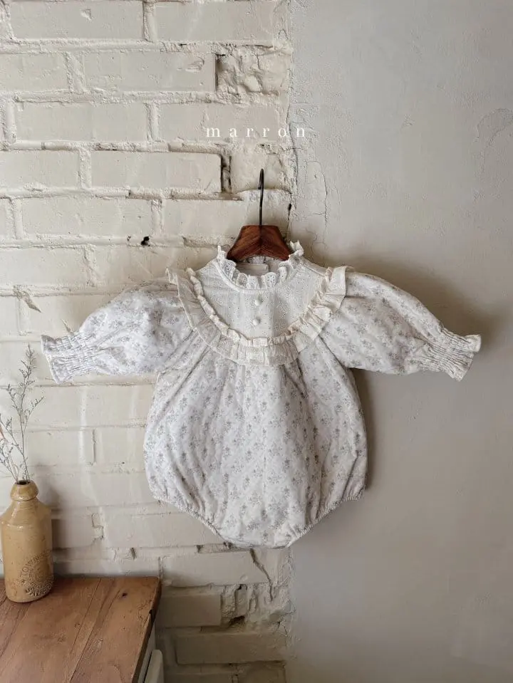Marron Kid - Korean Baby Fashion - #babyoutfit - Rsoe Bodysuit - 7