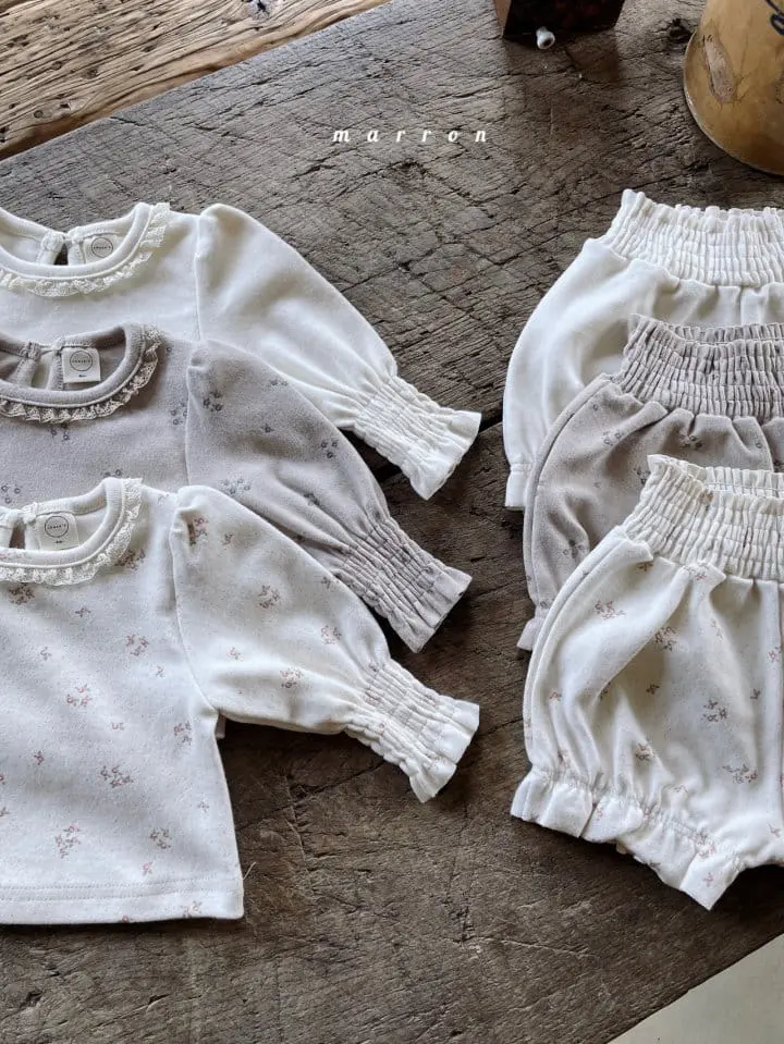 Marron Kid - Korean Baby Fashion - #babyoutfit - Lolo Bebe Set