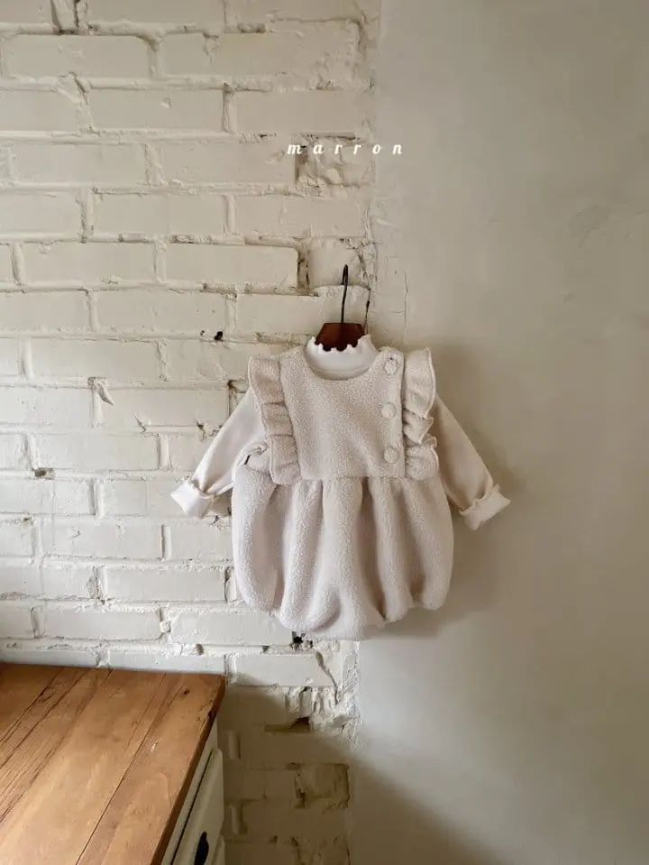 Marron Kid - Korean Baby Fashion - #babywear - Cozy Bodysuit - 5