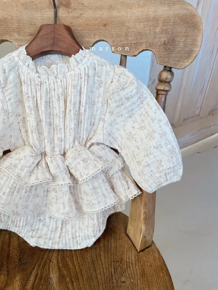 Marron Kid - Korean Baby Fashion - #onlinebabyboutique - Angelina Bodysuit - 3