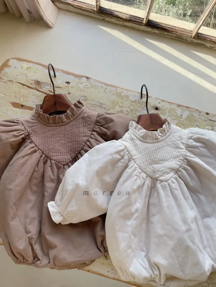 Marron Kid - Korean Baby Fashion - #onlinebabyshop - Berry Bodysuit - 9