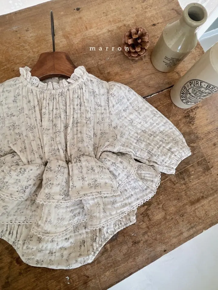 Marron Kid - Korean Baby Fashion - #onlinebabyboutique - Angelina Bodysuit - 4