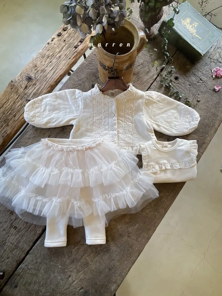 Marron Kid - Korean Children Fashion - #Kfashion4kids - Lulu Fril Tee - 10