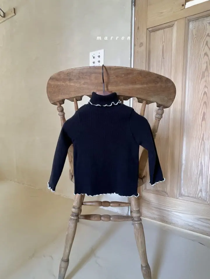 Marron Kid - Korean Children Fashion - #childrensboutique - Rib Tee - 5