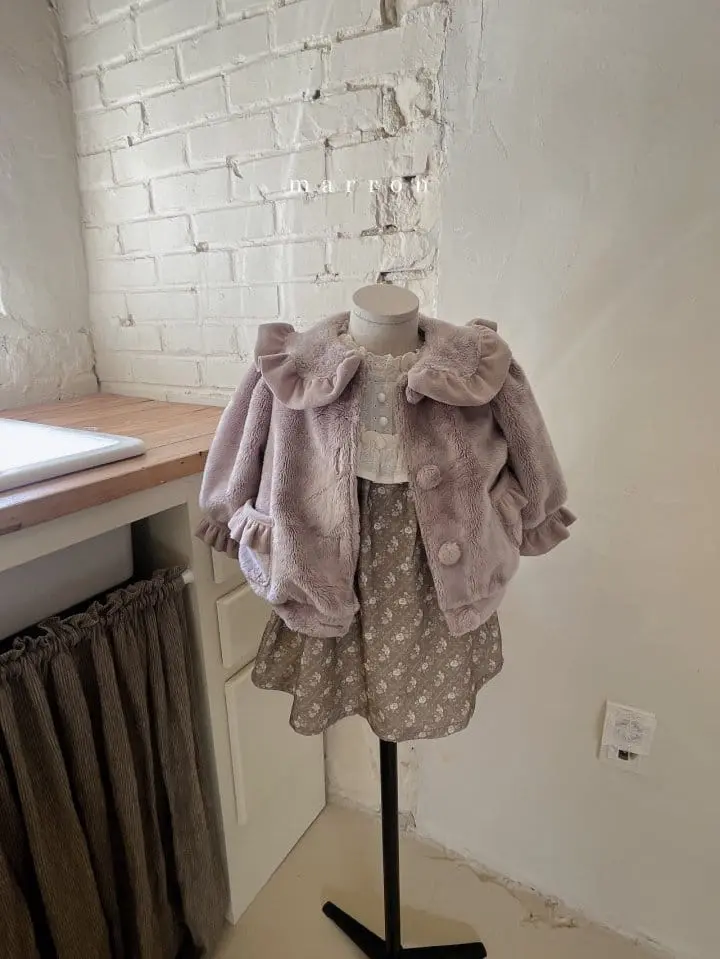 Marron Kid - Korean Children Fashion - #designkidswear - Rose One-piece - 3