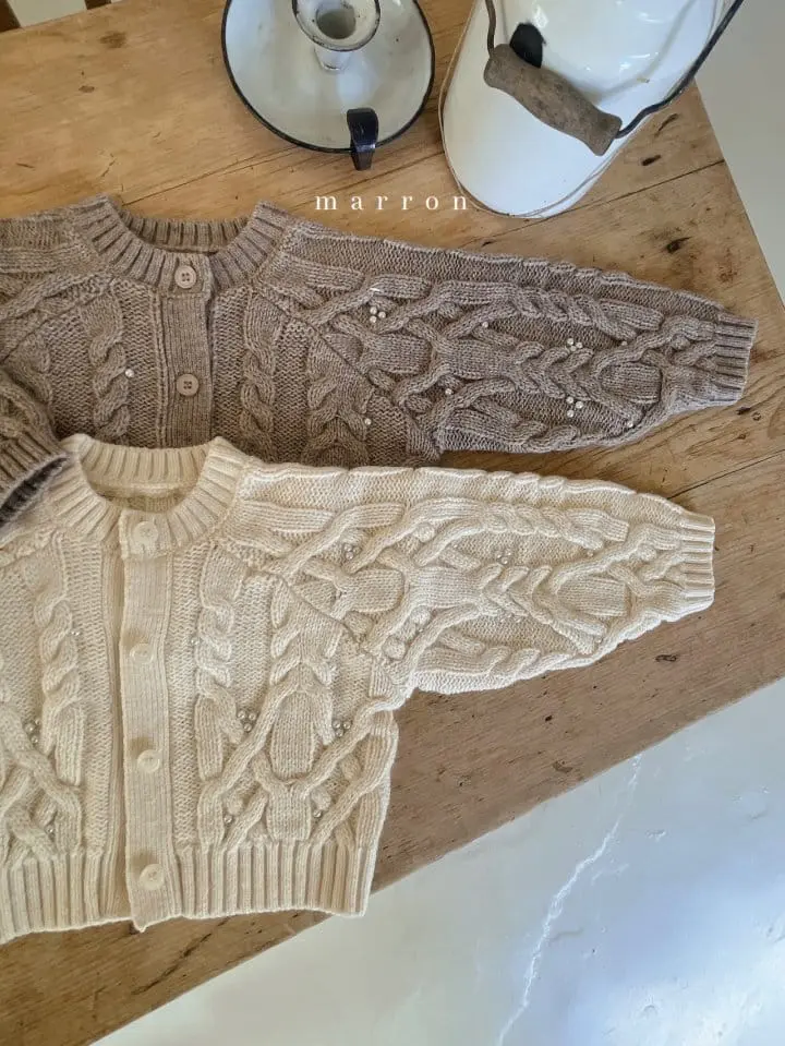 Marron Kid - Korean Children Fashion - #discoveringself - Cocoa Cardigan - 7
