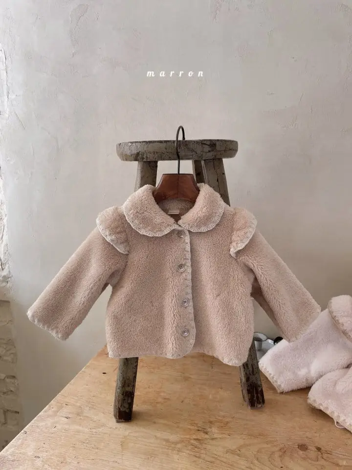 Marron Kid - Korean Children Fashion - #kidsshorts - Cotton Candy Jacket - 10