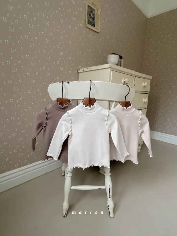 Marron Kid - Korean Children Fashion - #kidsshorts - Roa Turtleneck Tee - 10