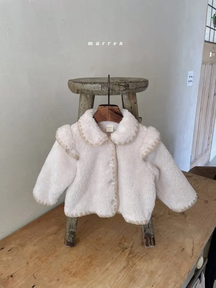 Marron Kid - Korean Children Fashion - #kidsstore - Cotton Candy Jacket - 11