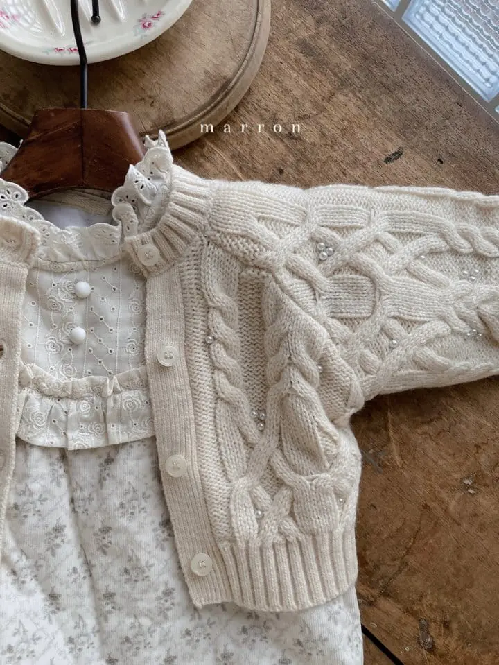 Marron Kid - Korean Children Fashion - #kidzfashiontrend - Cocoa Cardigan - 11