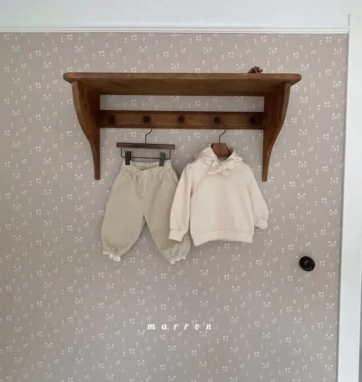 Marron Kid - Korean Children Fashion - #kidzfashiontrend - Lace Hoody Tee - 7
