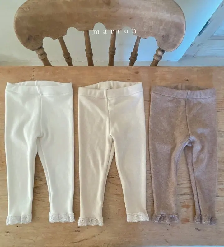 Marron Kid - Korean Children Fashion - #kidzfashiontrend - Loen Leggings