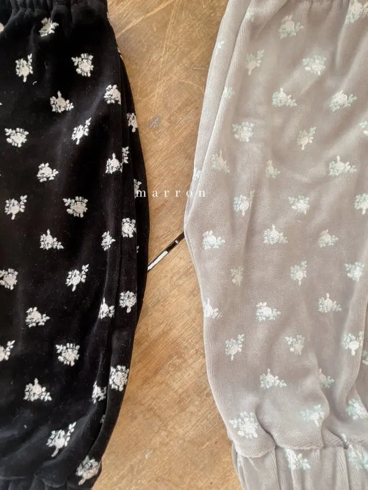 Marron Kid - Korean Children Fashion - #Kfashion4kids - Veloure Pants - 4