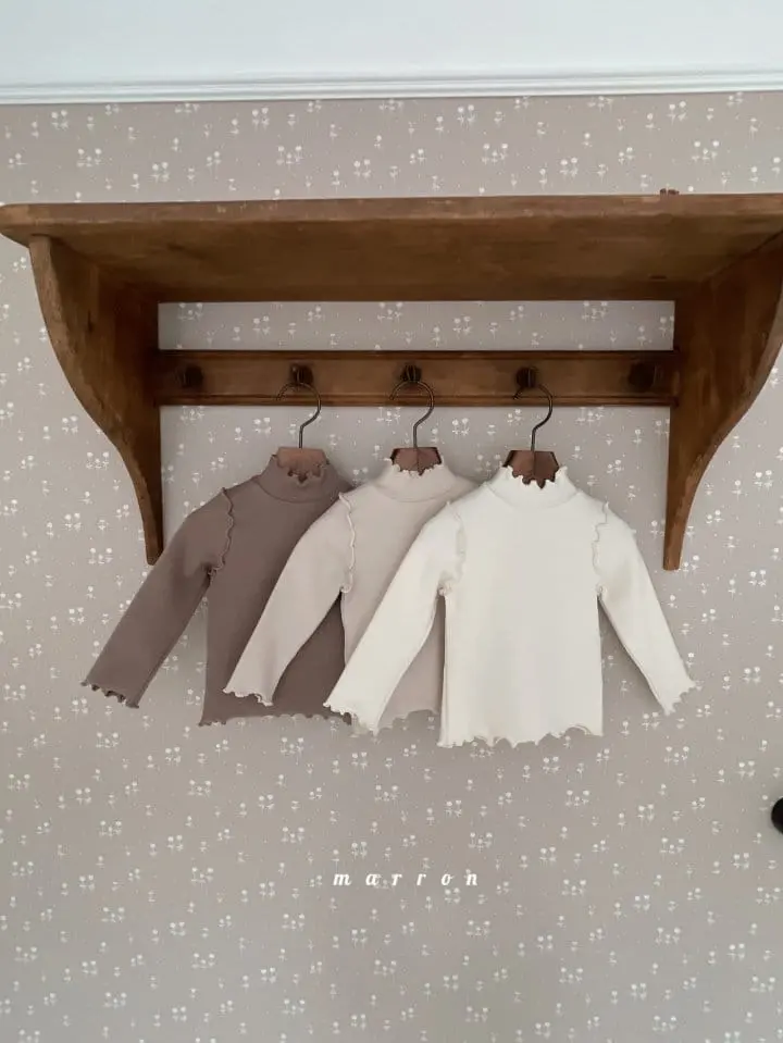 Marron Kid - Korean Children Fashion - #magicofchildhood - Roa Turtleneck Tee