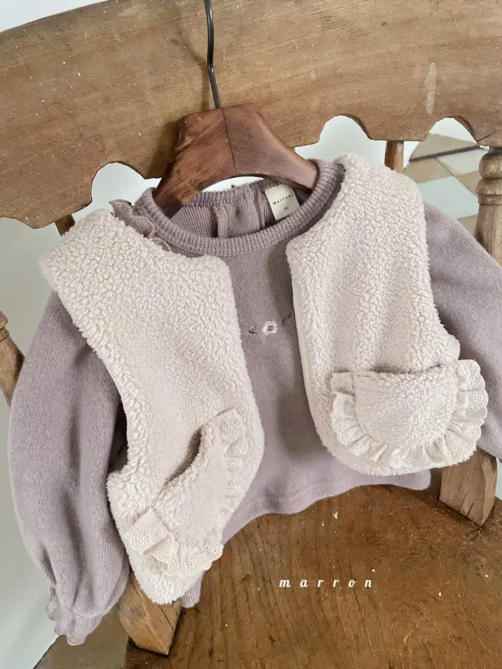 Marron Kid - Korean Children Fashion - #magicofchildhood - Avene Embroidery Tee - 11