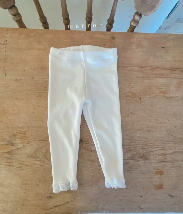 Marron Kid - Korean Children Fashion - #littlefashionista - Loen Leggings - 4