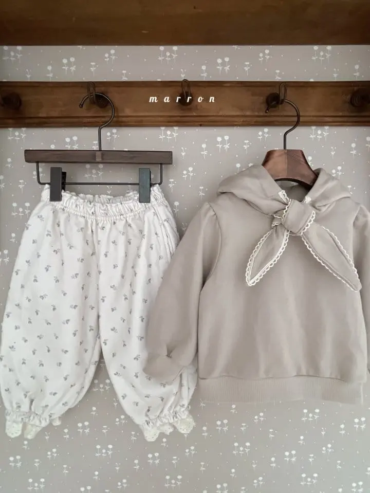 Marron Kid - Korean Children Fashion - #minifashionista - Lace Hoody Tee - 11
