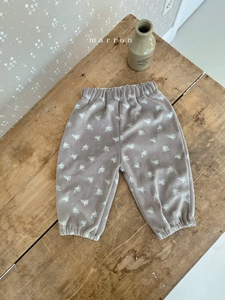Marron Kid - Korean Children Fashion - #minifashionista - Veloure Pants - 6