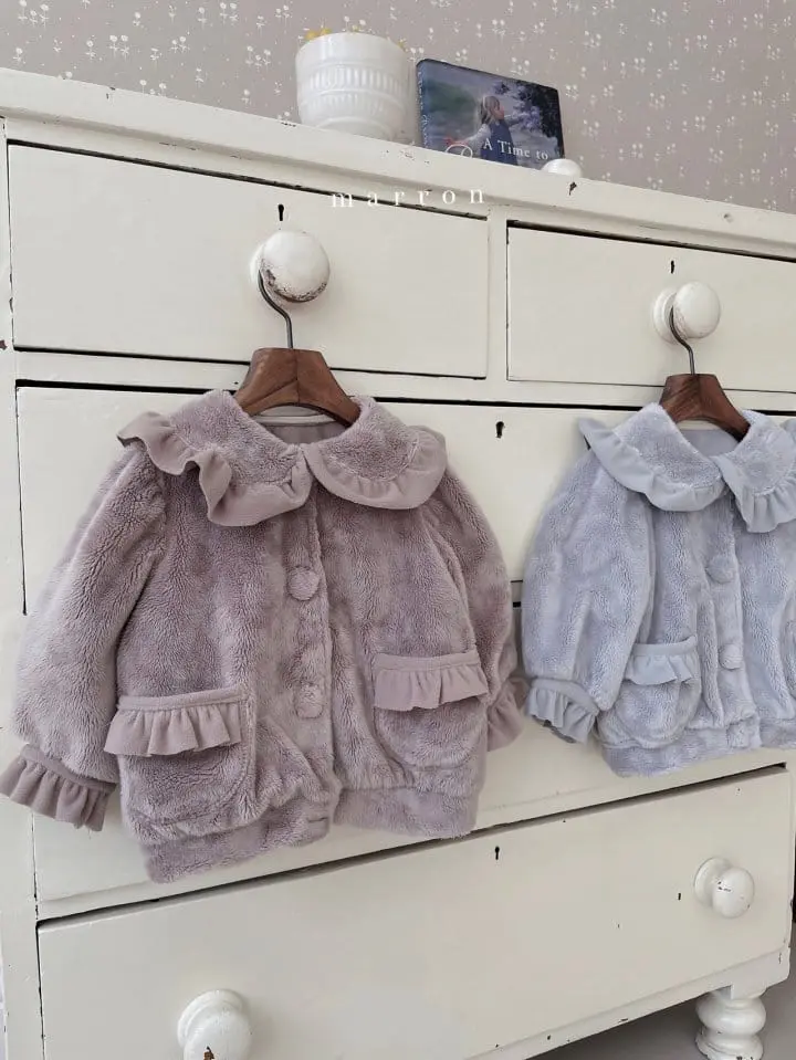 Marron Kid - Korean Children Fashion - #prettylittlegirls - Love Pu Jacket - 3
