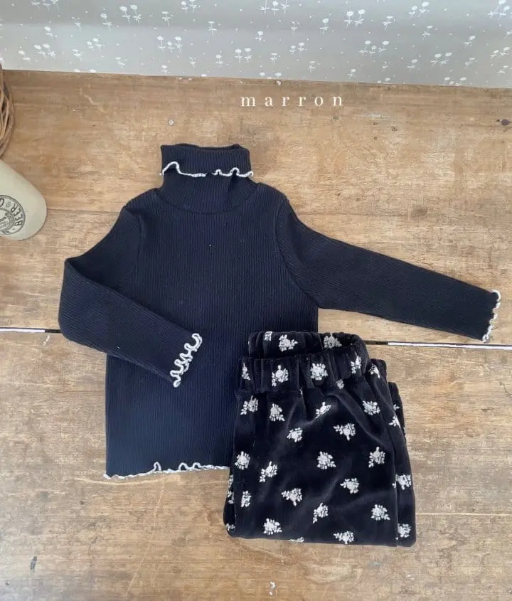 Marron Kid - Korean Children Fashion - #prettylittlegirls - Veloure Pants - 7