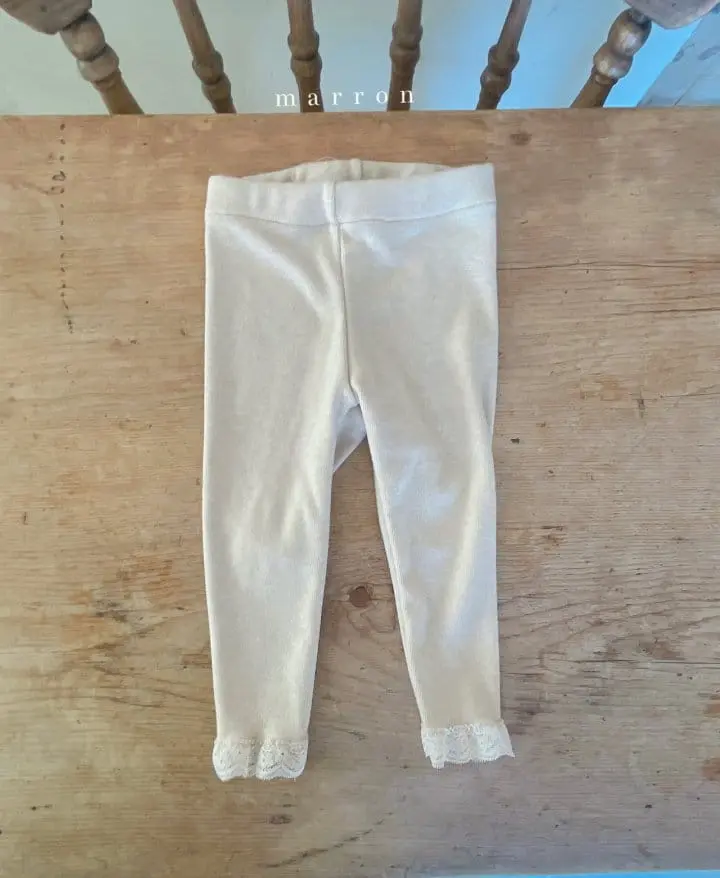 Marron Kid - Korean Children Fashion - #prettylittlegirls - Loen Leggings - 6