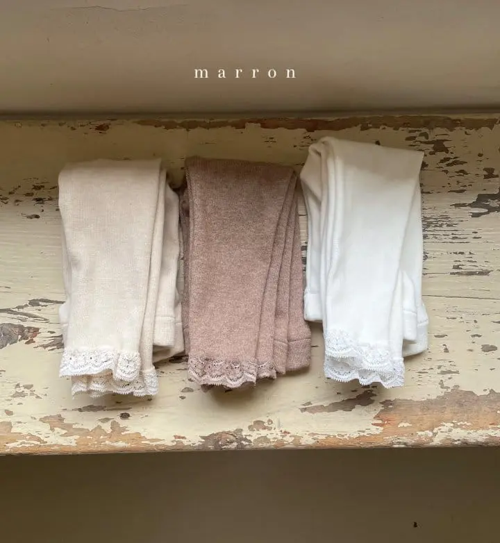 Marron Kid - Korean Children Fashion - #stylishchildhood - Loen Leggings - 9