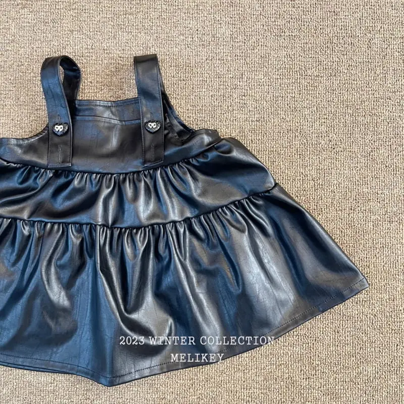 Melikey - Korean Children Fashion - #childofig - French Leather One-piece - 2