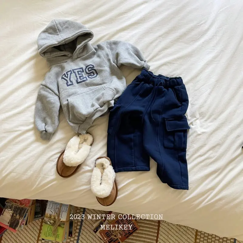 Melikey - Korean Children Fashion - #childofig - Yes Hoody Tee - 5