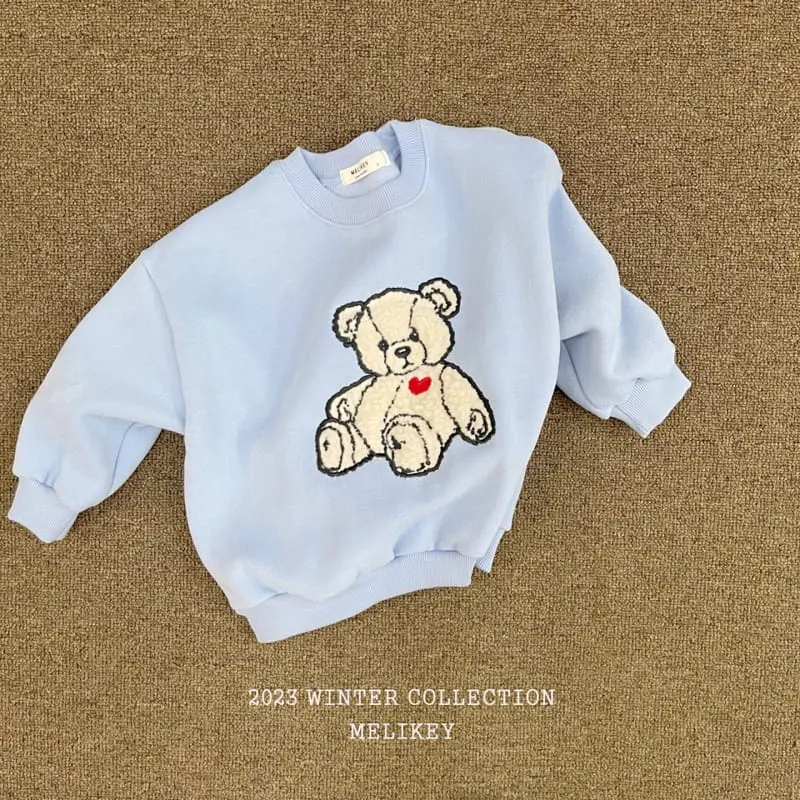 Melikey - Korean Children Fashion - #kidsstore - Bbogle Bear Sweatshirt - 5