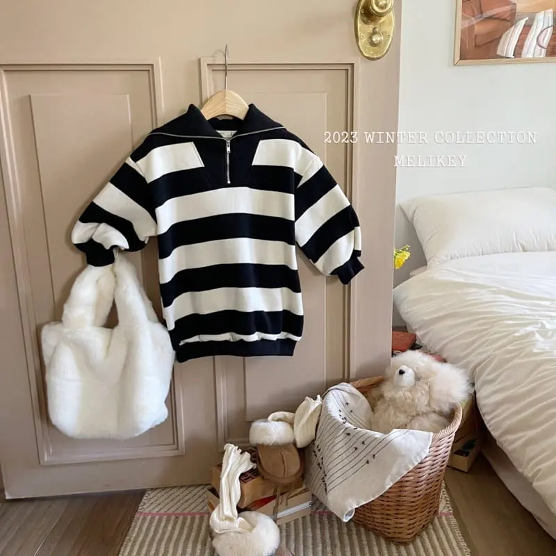 Melikey - Korean Children Fashion - #kidzfashiontrend - Big Zip-up One-piece - 2