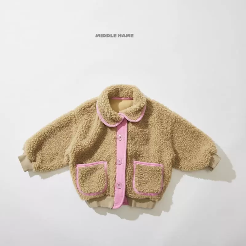 Middle Name - Korean Children Fashion - #Kfashion4kids - Fleece Piping Jumper
