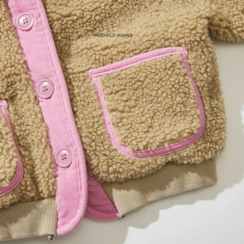 Middle Name - Korean Children Fashion - #kidzfashiontrend - Fleece Piping Jumper - 4