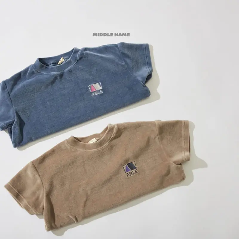 Middle Name - Korean Children Fashion - #childofig - Veloure Embrodiery Tee